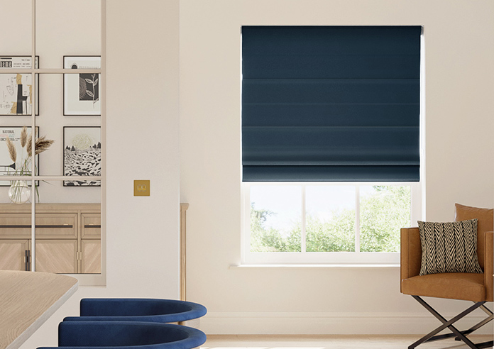 Hartford, Navy - Roman Blind - Image 3